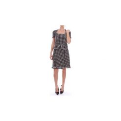 Sukienki krótkie Moschino A04055817. Szare sukienki damskie MOSCHINO, bez wzorów, bez kołnierzyka, z krótkim rękawem, krótkie, mini. Za 1552,51 zł.