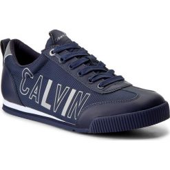 Sneakersy CALVIN KLEIN JEANS - Welby S0501 Indigo. Niebieskie półbuty męskie Calvin Klein Jeans, na co dzień, bez wzorów, z jeansu, eleganckie, bez zapięcia. W wyprzedaży za 319,00 zł.