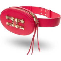 NERKA Elisabetta Franchi. Czerwone nerki damskie Elisabetta Franchi, w paski, ze skóry ekologicznej, duże, z aplikacjami. Za 1269,00 zł.