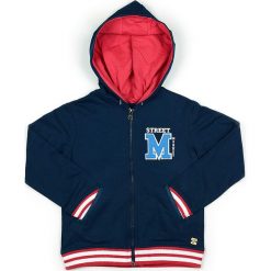 Bluza w kolorze granatowym. Niebieskie bluzy niemowlęce Street Monkey, z bawełny. W wyprzedaży za 77,95 zł.
