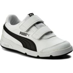 Sneakersy PUMA - Stepfleex 2 Sl V Ps 190114 06 Puma White/Puma Black. Białe półbuty męskie Puma, na rzepy. W wyprzedaży za 129,00 zł.