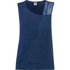 Top DEHA HARMONIC. Niebieskie topy damskie Deha, bez wzorów, z jedwabiu, bez rękawów. W wyprzedaży za 84,00 zł.
