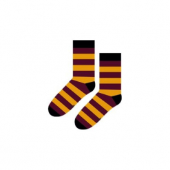 Harry Potter Gryffindor Paski - Skarpety. Brązowe skarpetki męskie marki NABAIJI, z elastanu. Za 25,00 zł.