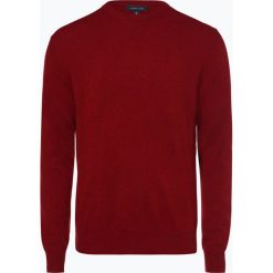 Andrew James - Sweter męski z dodatkiem kaszmiru, czerwony. Czerwone swetry męskie marki Andrew James, xl, bez wzorów, z kaszmiru, bez kołnierzyka, bez kaptura. Za 229,95 zł.