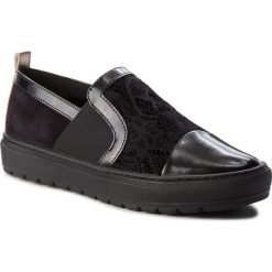 Półbuty GEOX - D Breeda A D642QA 0DS21 C9999 Black. Czarne półbuty damskie skórzane marki Geox, na płaskiej podeszwie. W wyprzedaży za 229,00 zł.