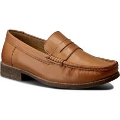 Mokasyny LASOCKI FOR MEN - MI07-A537-A393-01 Camel. Pomarańczowe mokasyny męskie ze skóry, eleganckie. W wyprzedaży za 89,98 zł.