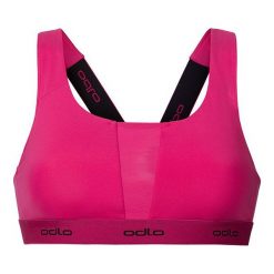 Biustonosze sportowe: Odlo Biustonosz Odlo Sports Bra Padded Medium różowy r. XL (130281)