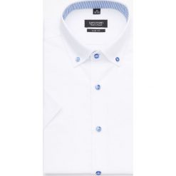 Koszula bexley 1928 krótki rękaw slim fit biały. Białe koszule męskie Recman, m, bez wzorów, bez kołnierzyka, z krótkim rękawem. Za 139,00 zł.