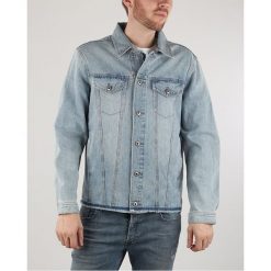 Diesel Nhill-Re Kurtka Niebieski. Niebieskie płaszcze męskie Diesel, na wiosnę, s, bez wzorów, z bawełny, vintage, bez kaptura. Za 886,95 zł.