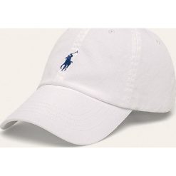 Polo Ralph Lauren - Czapka. Białe czapki męskie Polo Ralph Lauren, bez wzorów, z bawełny. Za 169,90 zł.