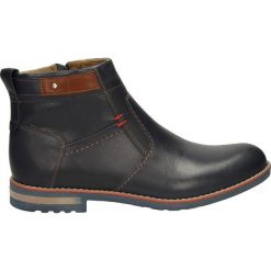 Botki męskie - 752 RUS BLU. Czarne botki męskie marki Venezia, z gumy. Za 199,00 zł.