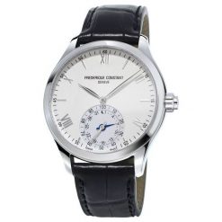 ZEGAREK FREDERIQUE CONSTANT HOROLOGICAL SMARTWATCH FC-285S5B6. Białe zegarki męskie marki FREDERIC CONSTANT, ze stali. Za 4399,00 zł.