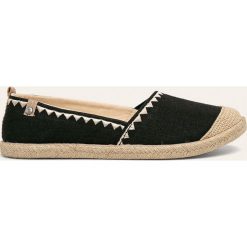 Roxy - Espadryle. Różowe espadryle damskie Roxy, bez wzorów, z gumy, bez obcasa, na obcasie. W wyprzedaży za 149,90 zł.