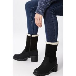 Czarne Botki Algona. Czarne botki damskie Born2be, na zimę, bez obcasa, na obcasie, na zamek. Za 159,99 zł.