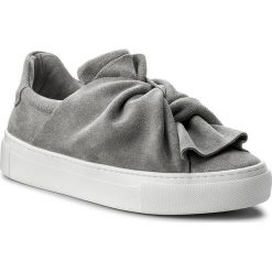 Półbuty BRONX - 65913-CS 2061 Dusty Green. Szare półbuty damskie skórzane marki Bronx, na koturnie. W wyprzedaży za 279,00 zł.