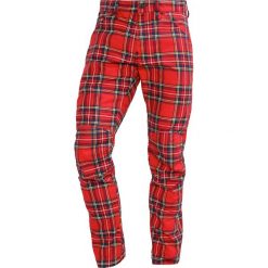 Spodnie męskie: GStar PHARRELL WILLIAMS GSTAR ELWOOD X25 3D Spodnie materiałowe milk/pompeian red check