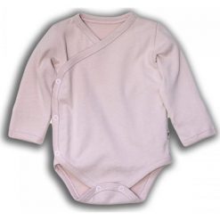 Body kimono z długim rękawem ROSE r. 56 (NOR-02/56). Czerwone body niemowlęce NANAF ORGANIC, bez wzorów, z długim rękawem. Za 57,29 zł.