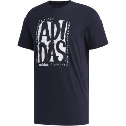 Koszulka męska ADIDAS FM6246 granatowa. Koszulki męskie Adidas, m, bez wzorów, bez kołnierzyka, bez rękawów. Za 75,00 zł.