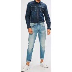 G-Star Raw - Jeansy 3301. Niebieskie jeansy męskie G-Star RAW, bez wzorów, retro. W wyprzedaży za 239,90 zł.
