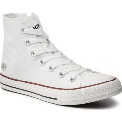Trampki DOCKERS - 36UR211-710500 White. Białe półbuty damskie DOCKERS, bez wzorów, z gumy, bez obcasa, na płaskiej podeszwie, bez zapięcia. Za 189,00 zł.