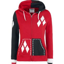 Bluzy damskie: Harley Quinn Suit Up Bluza z kapturem rozpinana damska wielokolorowy