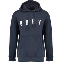Bluzy męskie: Obey Clothing ANYWAY HOOD Bluza z kapturem navy