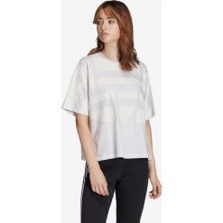 Adidas Originals Koszulka Biały. Białe koszulki damskie adidas Originals, s, z nadrukiem, z bawełny, bez kołnierzyka, z krótkim rękawem. Za 128,95 zł.