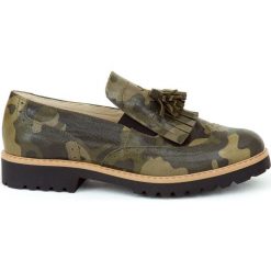 Półbuty - skóra naturalna - model 247 - kolor moro. Półbuty damskie Zapato, moro, ze skóry, bez obcasa, bez zapięcia. W wyprzedaży za 173,40 zł.