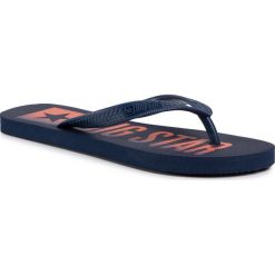 Japonki BIG STAR - FF174468 Navy. Niebieskie klapki męskie BIG STAR, z tworzywa sztucznego, bez zapięcia. Za 49,00 zł.