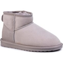 Buty EMU AUSTRALIA - Stinger Micro W10937 Dove Grey. Szare kozaki damskie EMU Australia, ze skóry, bez obcasa, bez zapięcia. W wyprzedaży za 439,00 zł.