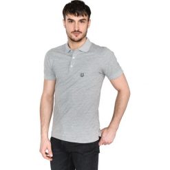 Franklin & Marshall Polo Koszulka Szary. Szare podkoszulki męskie Franklin Marshall, l, bez wzorów, z bawełny, polo, bez rękawów. Za 283,95 zł.