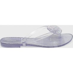 Melissa - Japonki Harmonic. Klapki damskie Melissa, bez wzorów, z materiału, bez obcasa, na obcasie. W wyprzedaży za 129,90 zł.