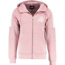 Bluzy męskie: Kings Will Dream BLOCK LEONI HOOD Bluza rozpinana pink/ecru