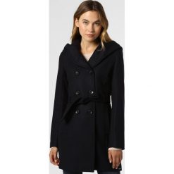 S.Oliver - Płaszcz damski, niebieski. Niebieskie płaszcze damskie s, z aplikacjami, klasyczne. Za 499,95 zł.
