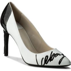 Szpilki ICEBERG - Tamara 18EID1289A Galaxy Bianco. Białe szpilki Iceberg, ze skóry, eleganckie, na obcasie. W wyprzedaży za 859,00 zł.