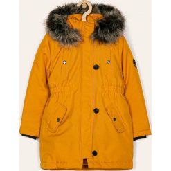 Kids Only - Parka dziecięca 116-164 cm. Brązowe kurtki dziewczęce Kids Only, bez wzorów, z poliesteru, długie, z kapturem. Za 239,90 zł.