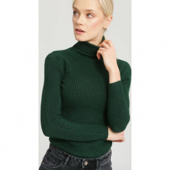 Zielony Golf Casanova. Zielone golfy damskie other, l, prążkowane. Za 49,99 zł.