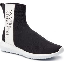 Sneakersy TRUSSARDI JEANS - 77A00155 K308. Czarne sneakersy męskie Trussardi Jeans, na co dzień, bez wzorów, z jeansu, klasyczne, bez zapięcia. Za 679,00 zł.