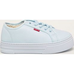 Levi's - Buty. Niebieskie buty sportowe damskie Levi's®, bez wzorów, z gumy, sportowe. W wyprzedaży za 149,90 zł.