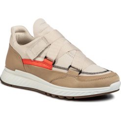 Sneakersy ECCO - St. 1 W 83637351883 Beige/Beige/Vanilla/Coral Neon. Pomarańczowe sneakersy damskie ecco, ze skóry. W wyprzedaży za 479,00 zł.
