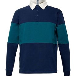 Koszulka polo w kolorze granatowo-zielonym. Niebieskie koszulki męskie Esprit Men, s, bez wzorów, z bawełny, polo, bez rękawów. W wyprzedaży za 65,95 zł.