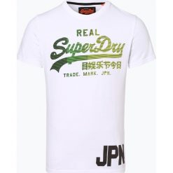 Superdry - T-shirt męski, biały. Białe t-shirty męskie Superdry, xl, z nadrukiem, bez kołnierzyka. Za 149,95 zł.