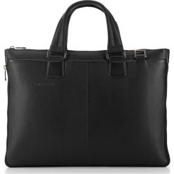 Torba. Czerwone torby męskie skórzane Wittchen, w paski, z satyny, eleganckie. Za 659,90 zł.