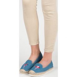 Espadryle damskie: Espadryle z flamingiem ELAYNA