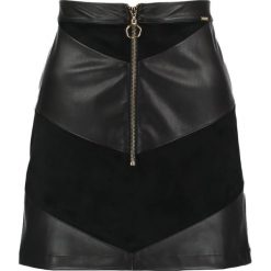 Minispódniczki: MARCIANO LOS ANGELES HERRINGBONE Spódnica mini jet black