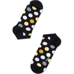 Happy Socks - Skarpetki LOW SOCKS. Czarne skarpetki damskie marki Happy Socks, w grochy, z elastanu. W wyprzedaży za 19,90 zł.