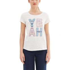 T-shirty damskie: T-shirt z okraglym dekoltem