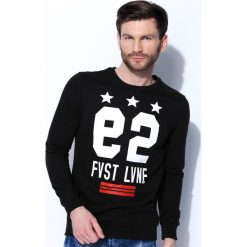Bluzy męskie: Czarna Bluza First Line