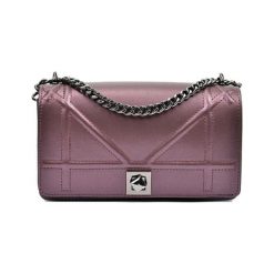 Torebki klasyczne damskie: Skórzana torebka w kolorze bordowym – (S)25 x (W)15 x (G)8 cm