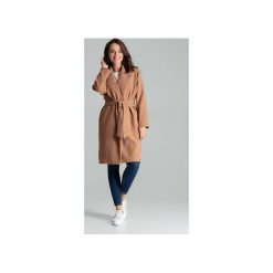 Płaszcz L054 Beż. Brązowe płaszcze damskie Lenitif, s, klasyczne. Za 299,00 zł.